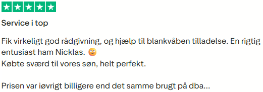 Nobullets 5 Stjerner Trustpilot
